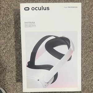 Oculus Quest 2 Elite Strap - Black and White